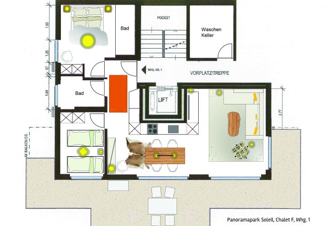 Ferienwohnung in Wengen - Panoramapark Soleil Fiore Ferienwohnung in Wengen - Panoramapark Soleil Fiore