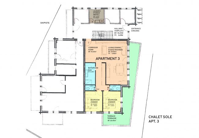 Ferienwohnung in Wengen - Chalet Sole Apt. 3 Ferienwohnung in Wengen - Chalet Sole Apt. 3
