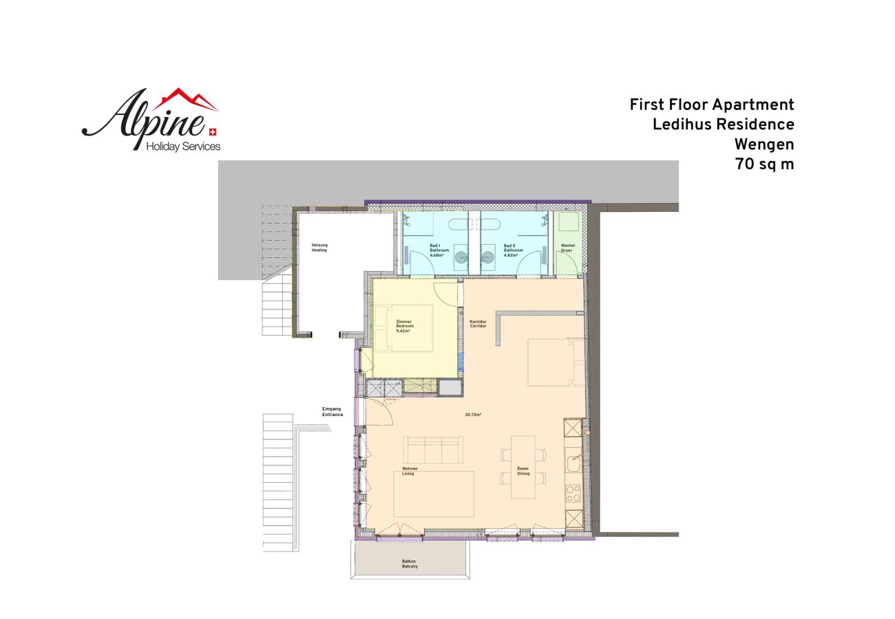 Ferienwohnung in Wengen - Chalet Ledihus Residence Ferienwohnung in Wengen - Chalet Ledihus Residence