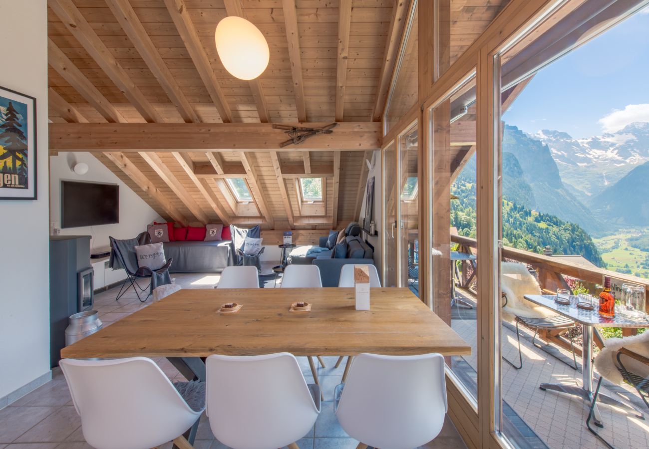 Appartement à Wengen - Chalet Rose Penthouse Suite Appartement à Wengen - Chalet Rose Penthouse Suite