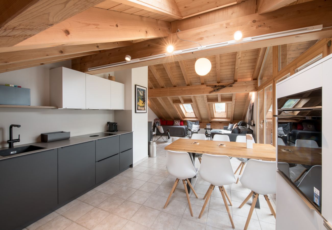 Appartement à Wengen - Chalet Rose Penthouse Suite Appartement à Wengen - Chalet Rose Penthouse Suite