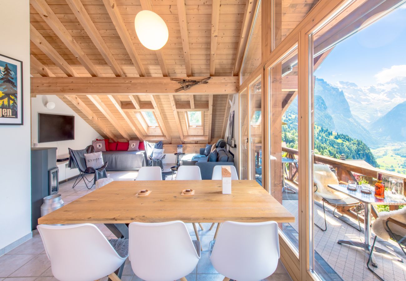 Appartement à Wengen - Chalet Rose Penthouse Suite Appartement à Wengen - Chalet Rose Penthouse Suite