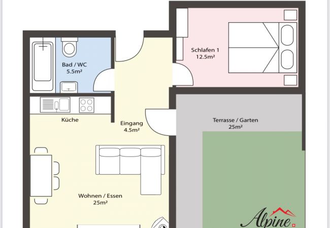 Apartment in Wengen - Chalet Alpina Apartment in Wengen - Chalet Alpina